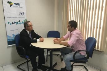 Desembargador Pedro Inácio visita a SPU/AL