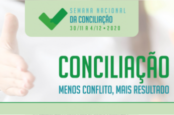A Justiça do Trabalho em Alagoas participará da XV Semana Nacional de Conciliação, que será realizada entre 30 de novembro e 4 de dezembro de 2020 em todo o País. O Centro Judiciário de Métodos Consensuais de Solução de Disputas (Cejusc) do Tribunal Regional do Trabalho da 19ª Região (TRT/AL) definiu que o dia 16 de novembro será a data limite para que as partes solicitem a inclusão dos processos em pauta de audiência.