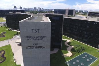 Foto aérea do edifício-sede do TST e do CSJT 