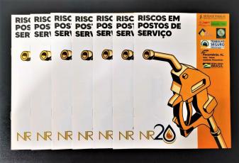 Instituições lançam cartilha sobre  riscos em postos de combustíveis 