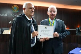 Desembargadores Otávio Praxedes, do TRE-AL e Marcelo Vieira, do TRT-19