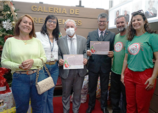 Entrega dos presentes