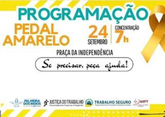 IMAGEM COM O NOME PROGRAMAÇÃO ESCRITO EM LETRAS VERDES-CLARAS E PEDAL AMARELO ESCRITO EM LETRAS AMARELAS.