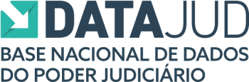 Banner com um texto escrito DataJud Base nacional de dados do poder judiciário