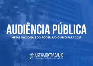 fundo azul com letras brancas escrito audiência pública