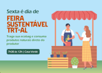 Um carrinho de feira com um homem e uma mulher