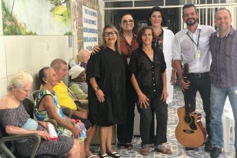 TRT Solidário faz festa especial para as idosas assistidas pelo Lar de Acolhimento Mãe das Graças