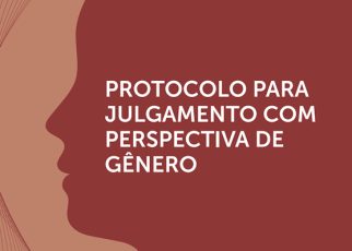 Silueta de face feminina nas corres rosa escuro com fundo da imgem rosa claro.
