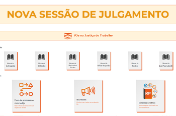 Card de fundo branco com, letras amarelas.