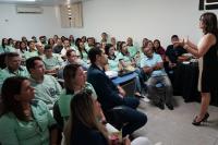 Juíza do TRT/AL fala sobre saúde e bem-estar mental em visita ao hospital Veredas
