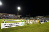 Jogo entre CSA e Coruripe tem ação do Abril Verde pela redução de acidentes de trabalho
