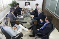 Presidente do TRT/AL reúne-se com  representantes da OAB/AL e AATAL 