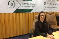 Juiza Ana Cristina Magalhães profere palestra sobre precatórios no TST