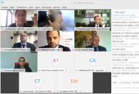 A 2ª Turma do Tribunal Regional do Trabalho da 19ª Região (TRT/AL) realizou sua primeira sessão de julgamento por meio de videoconferência em ambiente eletrônico telepresencial na segunda-feira (25.05). Após o julgamento do processo nº 0001141-56.2018.5.19.0006 (ROT), de relatoria do desembargador Marcelo Vieira, em que são partes a Caixa Econômica Federal e a Associação do Pessoal da Caixa Econômica Federal, o magistrado apresentou moção de reconhecimento aos funcionários da instituição bancária pelo traba