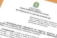 Juízes de 1º Grau do Tribunal Regional do Trabalho da 19ª Região (TRT/AL) devem evitar a expedição de carta de vênia e penhora no rosto dos autos. O procedimento deve ser substituído pela utilização de ofício como única forma de comunicação com as outras esferas judiciais para a reserva de crédito, desde que o requerente comprove a existência de crédito passível de reserva. Essa medida está prevista na Recomendação nº 6, editada no último dia 24 de julho pela presidente do TRT/AL, desembargadora Anne Inojos