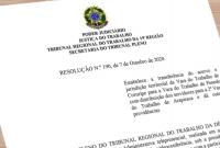  Em sessão administrativa telepresencial realizada no último dia 7 de outubro, o Pleno do Tribunal Regional do Trabalho da 19ª Região (TRT/AL) estabeleceu que o dia 1º de novembro será a data inicial para a transferência de todo o acervo e jurisdição territorial da Vara do Trabalho de Coruripe para a de Penedo. O encerramento das atividades da VT de Coruripe foi definido pelo Pleno do TRT/AL em março desse ano, após a conclusão do estudo técnico de reestruturação da Jurisdição das VTs da 19ª Região, que tev