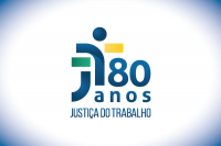 Logomarca 80 anos da Justiça do Trabalho