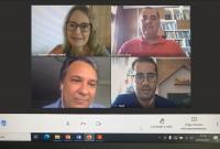 Reunião telepresencial sobre prestação de serviço voluntário