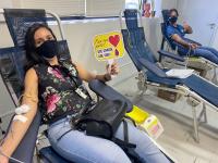 Campanha no TRT/AL em parceria com o Hemoal coleta 40 bolsas de sangue 