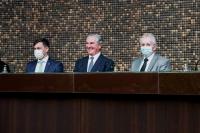 Presidente do TRT-19 participa da cerimônia de posse do desembargador Fábio Ferrario no TJAL