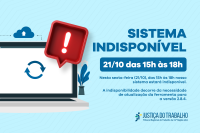 Sistema PJe do TRT-19 terá suspensão das 15h às 18h desta sexta-feira (21/10)