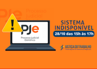 Sistema PJe do TRT-19 terá suspensão das 15h às 17h desta sexta-feira (28/10)