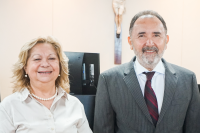 Desembargadores do TRT-19 Vanda Lustosa e Laerte Neves