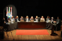 Mesa de honra da sessão itinerante de Penedo
