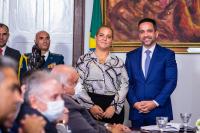 Autoridades presentes à cerimônia de posse