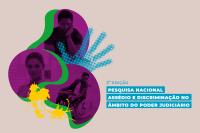 2ª edição da pesquisa Pesquisa Nacional Assédio e Discriminação no âmbito do Poder Judiciário. (Imagem: CNJ)