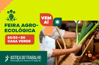 Feira agroecológica do TRT-19 está de volta