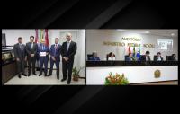 Desembargadores do TRF5 visitam o TRT-19