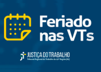 Imagem de calendário na cor amarela com letras brancas e fundo azul