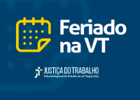 Card azul com calendário amarelo e letras brancas