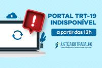 Poster na cor azul, um computador à esquerda com uma exclamação na tela. À direita, palavras na cor azul escuro.