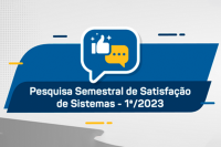 Poster nas cores cinza, azul e dourado. No centro, a figura de um polegar.