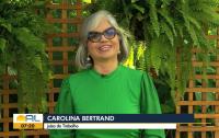 Abril Verde foi tema de entrevista da juíza do Trabalho Carolina Bertrand à TV Gazeta