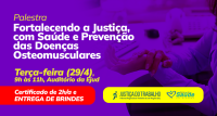 Card de fundo lilás com letras brancas e amarelas. Há na parte inferior duas tarjas, sendo uma vermelha e outra amarela.