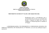 Documento com brasão da República.
